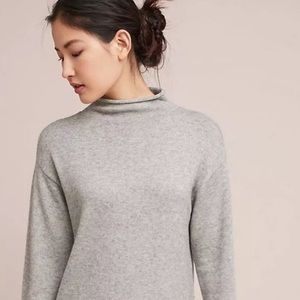 Anthropologie Moth Saskia Mock Neck Sweater